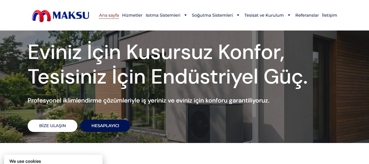 Maksu Mekanik web sitesi